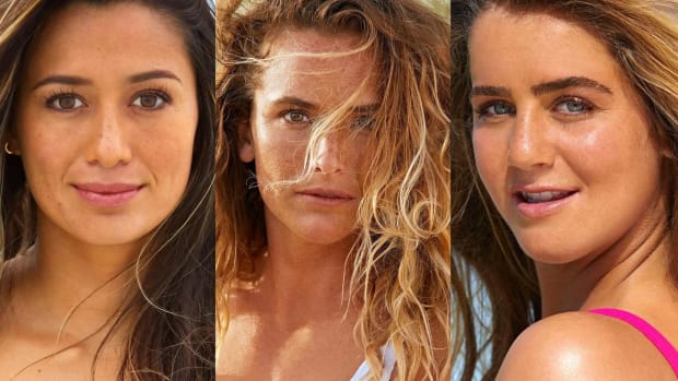 Malia Manuel, Courtney Conlogue and Caroline Marks